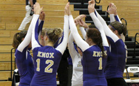 Volleyball team vs. Eureka College