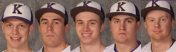 Five baseball players named All-Medwest Conference selections.
