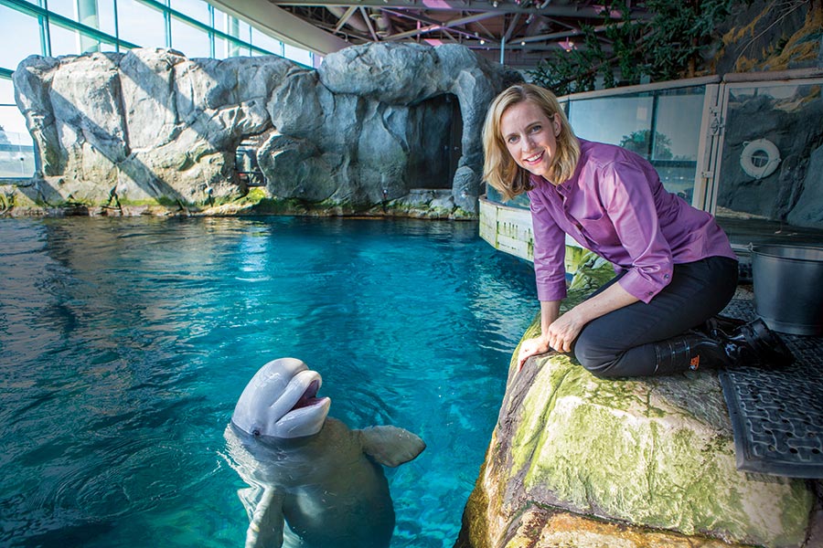Bridget Coughlin '94: Sharing the story of science at Shed Aquarium in Chicago.