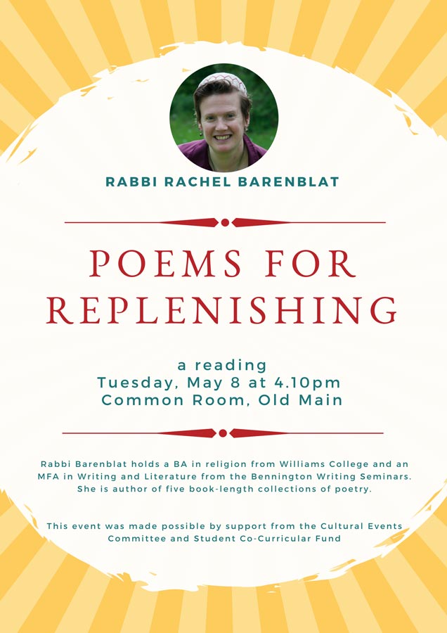 Poems for Replenishing Poster