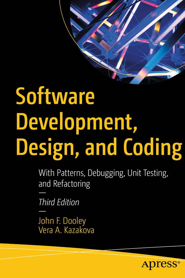 Software Development, Design, and Coding book cover.