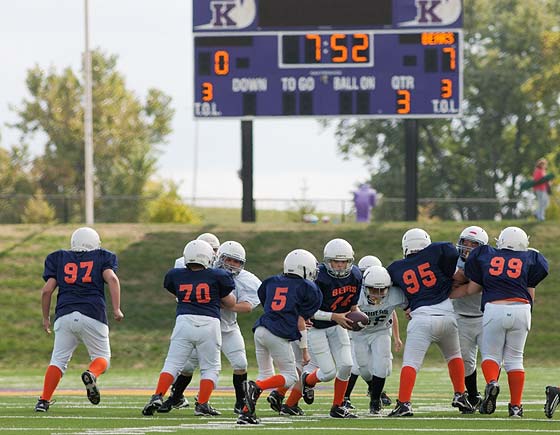 Junior Football League Game at Knox College