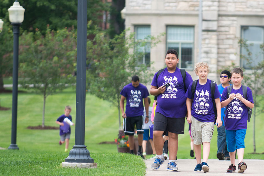 Students in grades K through 8 take a wide range of classes through the academic enrichment program Knox College for Kids.