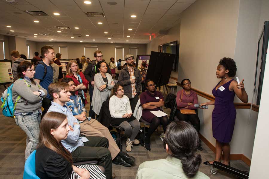 Knox College students share their advanced research and creative work at the Horizons conference.